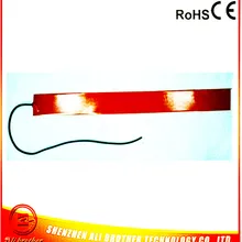 Силиконовая Резина автомобильный обогреватель 100*1200*1,5 мм 12v 100w клейкую ленту 3м 800 мм Цвет черный подводящего провода XD-H-M-159