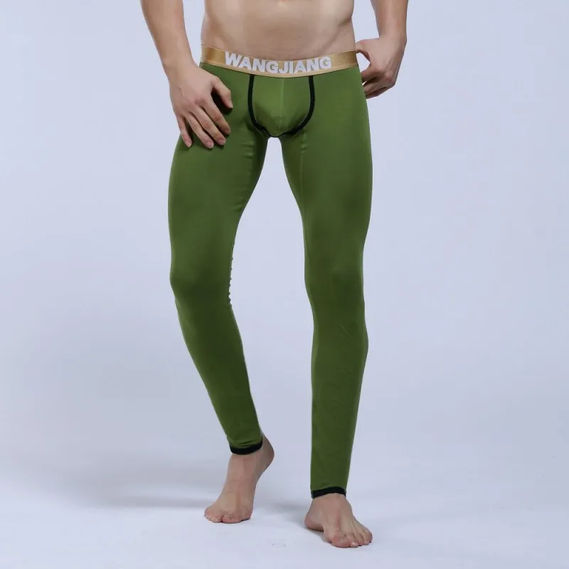 Для мужчин под Штаны осень pantnies термобелье плавки Мужской Тонкий u выпуклая