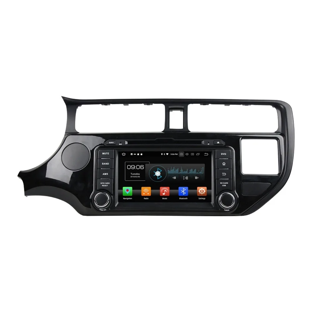 Android 8,0 стерео радио DVD gps Мультимедиа Навигация для Kia K3 РИО 2011 2012 2013 4 GB Оперативная память Bluetooth WI-FI зеркало-link