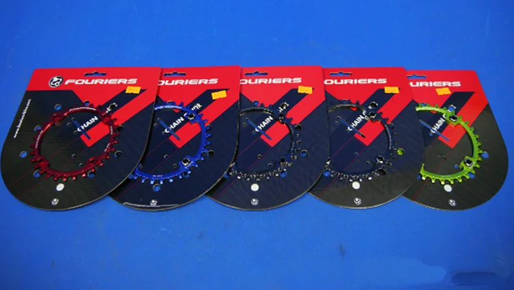 

1pcs Black Fouriers Bicycle Single Chain Ring P.C.D 104mm 34T/36T 4mm Bike Chainrings Narrow-wide Teeth