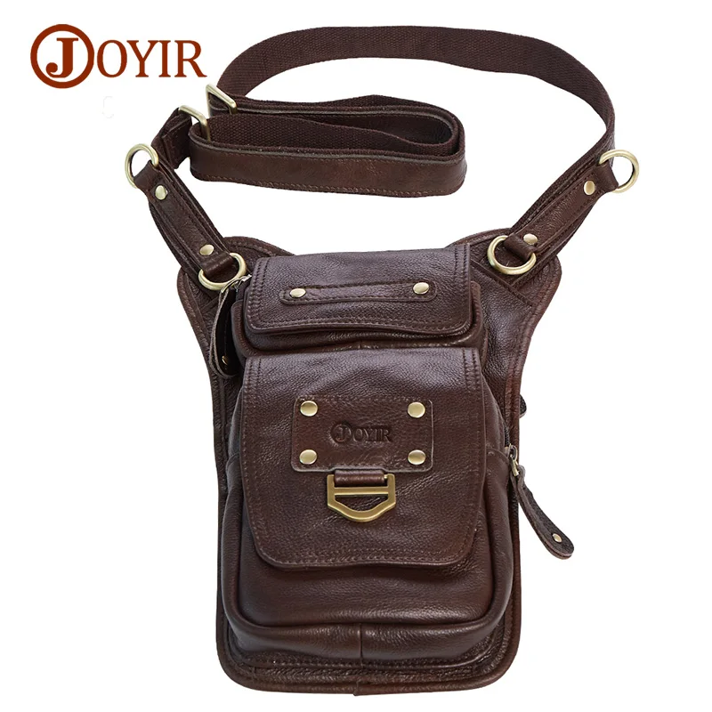 Joyir genuine leather bags for men shoulder chest bag leisure fashion pack casual high quality men