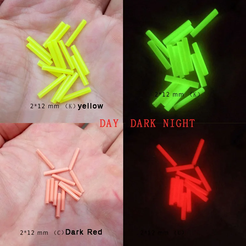 

EDC Outdoor Pocket Tool DIY 1PCS 2*12 Tritium Trachea Tlternatives Black Technology Self-illuminating Fluorescence Tube