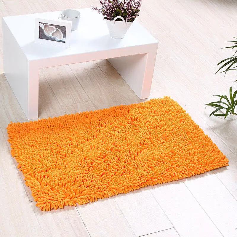 ПВХ синель плюшевый коврик для гостиной спальни ванной коврик нескользящий поглотитель из микроволокна коврик - Цвет: B