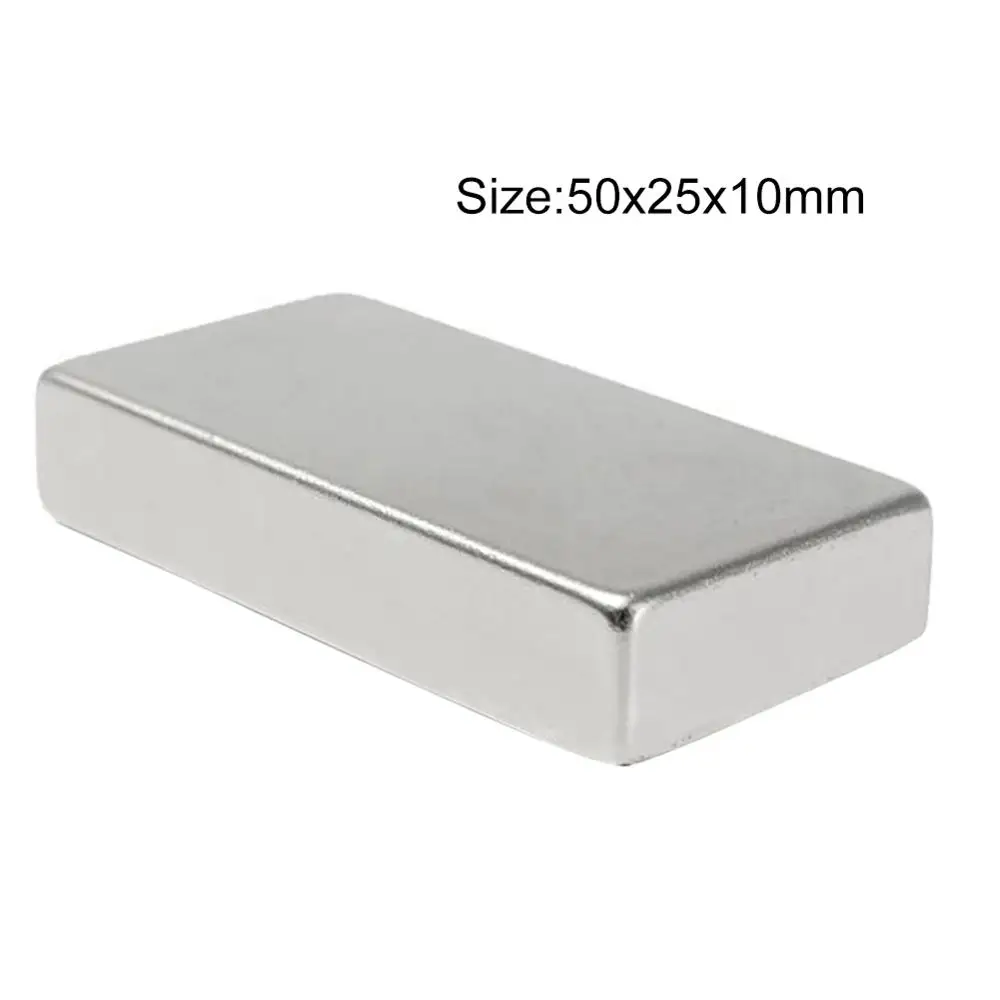 50x Super N52 10x5x1mm Rare Earth Block MagnetsDIY Neodymium Fridge Craft 