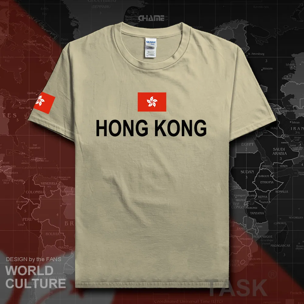 Hong Kong mens t shirts fashion 2017 gyms jerseys nations cotton t