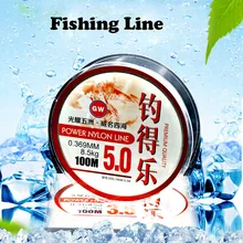 100 м нейлон лески PE плетеная леска шесть типов лески оптом "песочные часы"