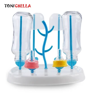 

Baby Bottle Drying Rack Simple Tree Shape Cleaning Dryer Drainer Detachable Useful Infant Milk Cup Nipple Pacifier Holder CL5438
