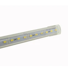 10 шт./лот 50 см DC12V 36 SMD5630 светодиодный жесткой полосы света 0,5 м с U алюминиевый корпус+ прозрачный чехол