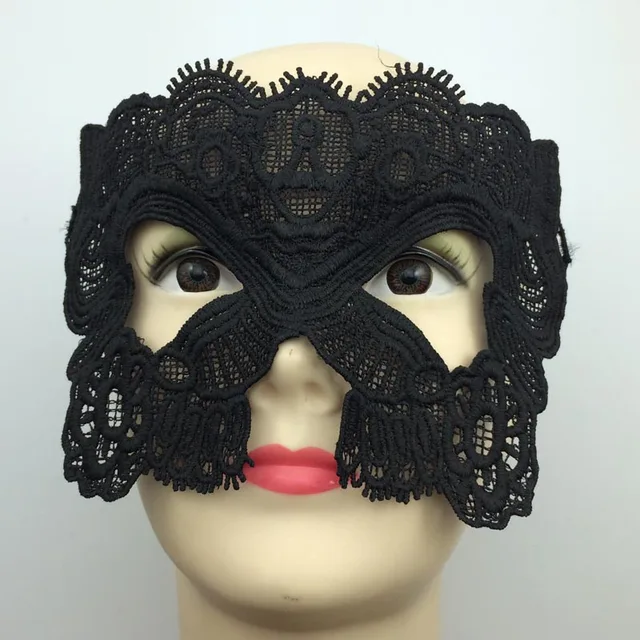 new lace catwoman mask sexy black halloween party mask nightclub bar eye mask