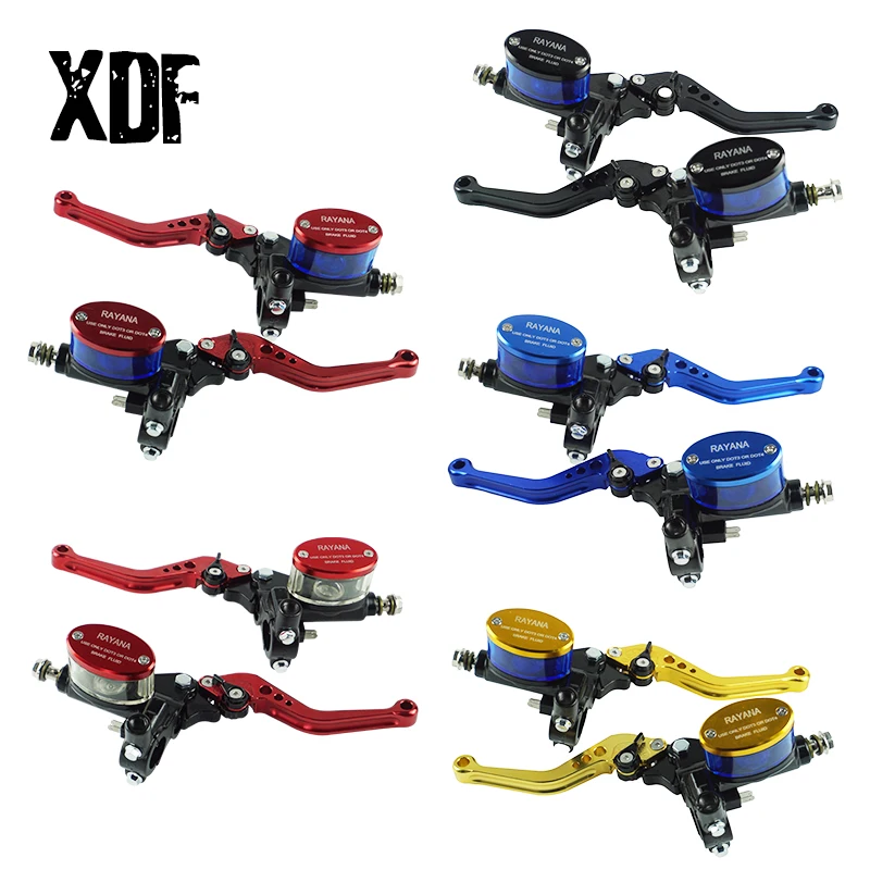 

7/8'' 22mm Universal Motorcycle Brake Master Cylinder Reservoir Hydraulic Clutch Lever Handle Adjustable For Honda Yamaha