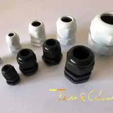 M40 x 1,5 черный, белый цвет Водонепроницаемый Разъем Кабельный сальник для герметизации провода с фиксированным носком Новое высокое качество Dia. 22 мм-32 мм