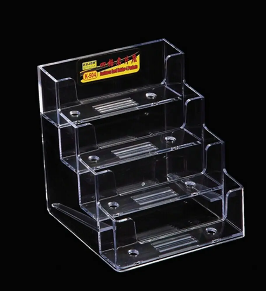 

2 PCS Business Card Holder / Acrylic Stand / Landscape Business Card /Card Dispenser