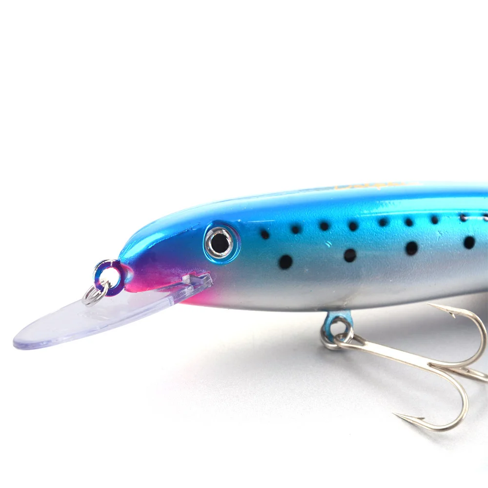 2pcs/pack 21cm 40g big size floating swimming action wobbler minnow lure  boat trolling rock casting laser pro fishing lure bait - AliExpress