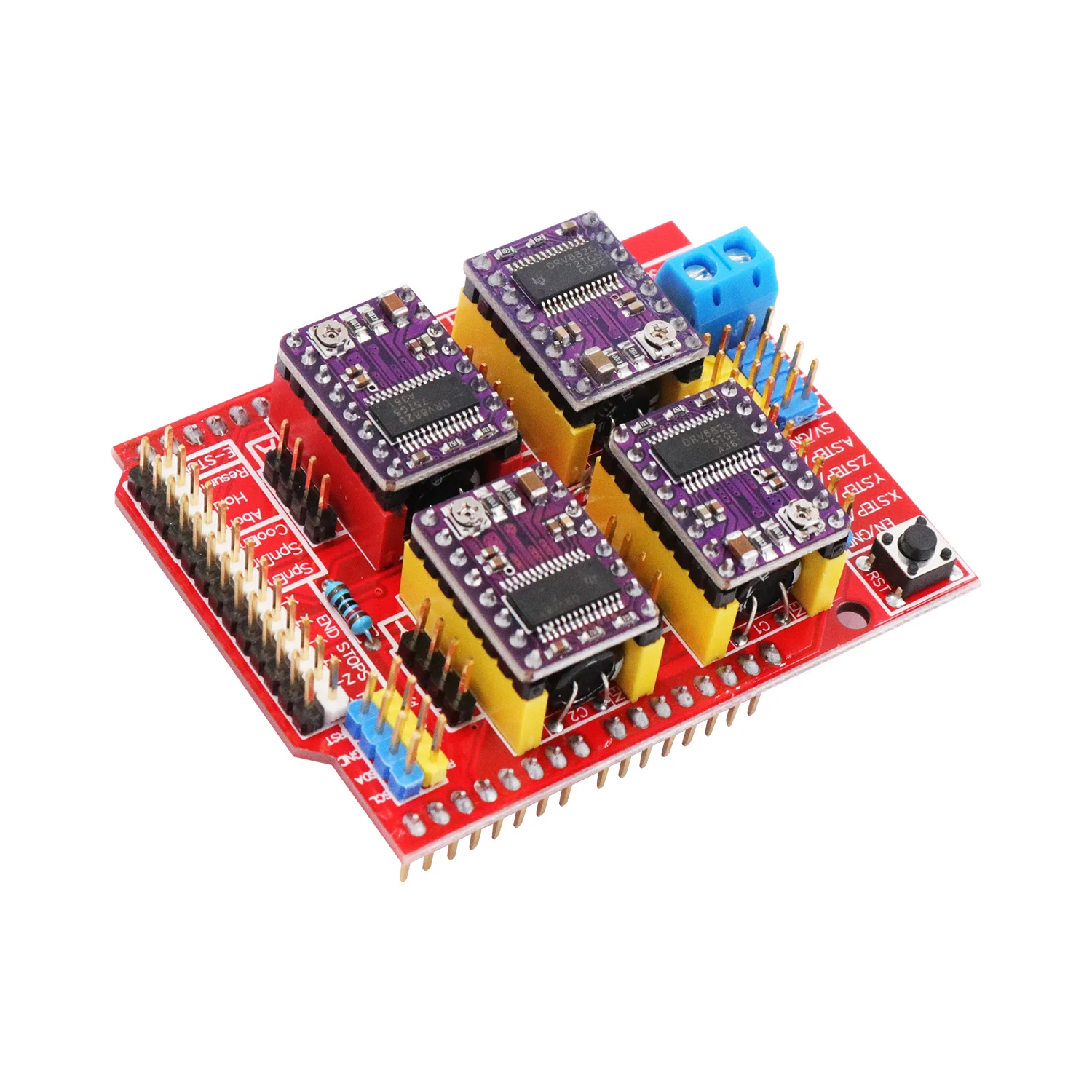 Cnc шилд v3. Cnc shield drv8825. Cnc shield v3 pinout. Arduino cnc shield v3. Grbl shield v3.