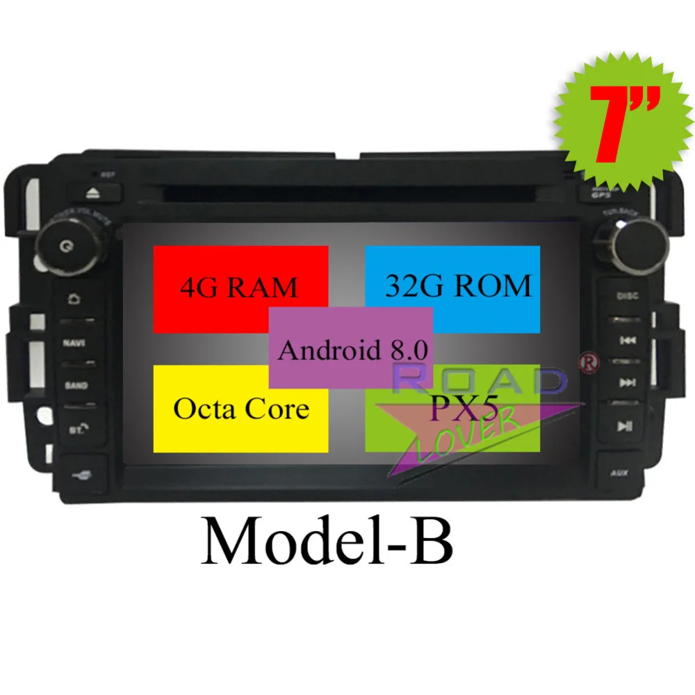 Sale TOPNAVI 4G+32GB Android 8.0 Car DVD Player For GMC Yukon Tahoe Acadia Chevrolet Tahoe Suburban Buick Enclave 2007-2012 GPS Navi 2