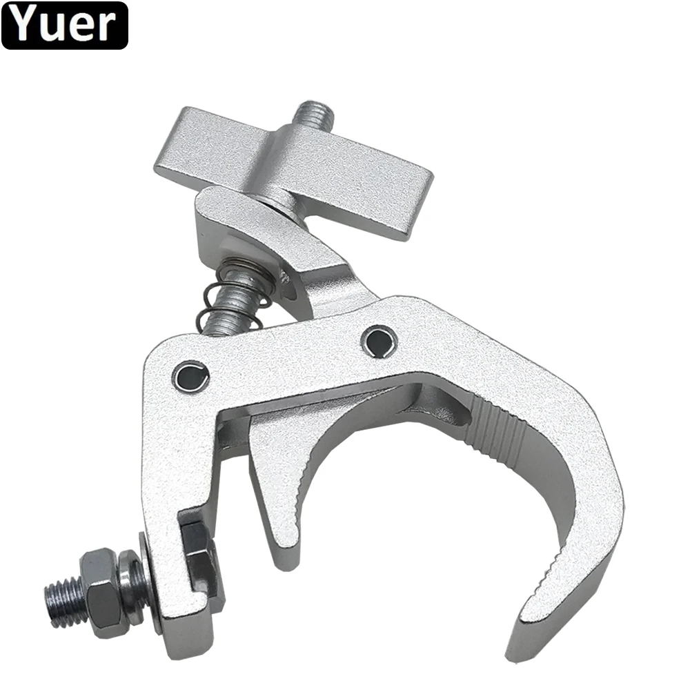 2019 New 150Kg 30 60Mm Alumimun Alloy Clamp Hanger Hook Bracket Stage Durable Heavy Duty Theatre Dj Lighting Kit Drop Ship huismerk kopen in de aanbieding