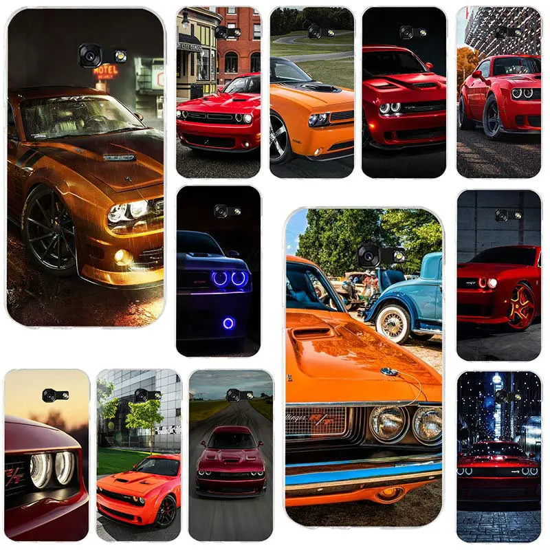 

Soft TPU Cases Cover for Samsung Galaxy S2 S3 S4 S5 Mini S6 S7 S8 S9 S10 Edge Plus Lite Note 5 8 Super Car Dodge Challenger Srt