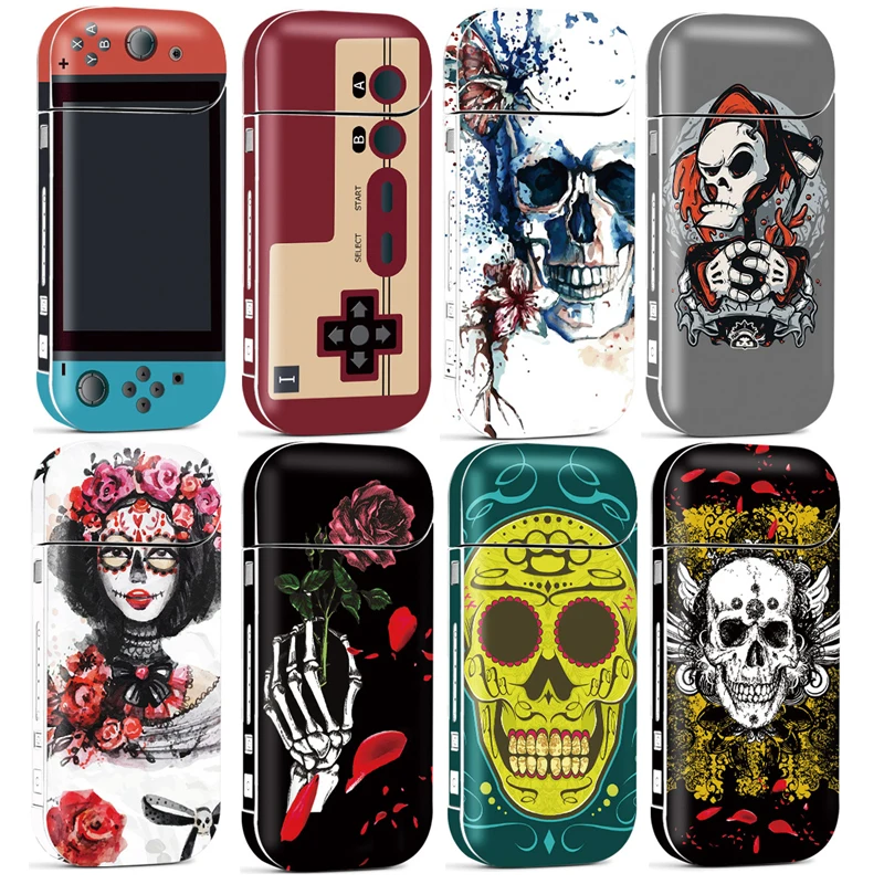 

10pcs Cool Design Protective IQOS Sticker For IQOS 2.4 Plus Skin Cover Sleeve Sticker Hot Sale IQOS Decal Sticker 12 styles