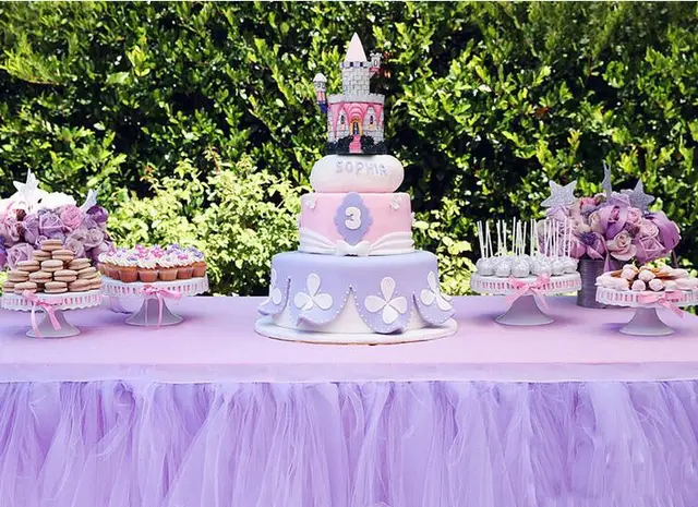 Gauze Table Skirt Table Dress Wedding Birthday Party Dessert Table