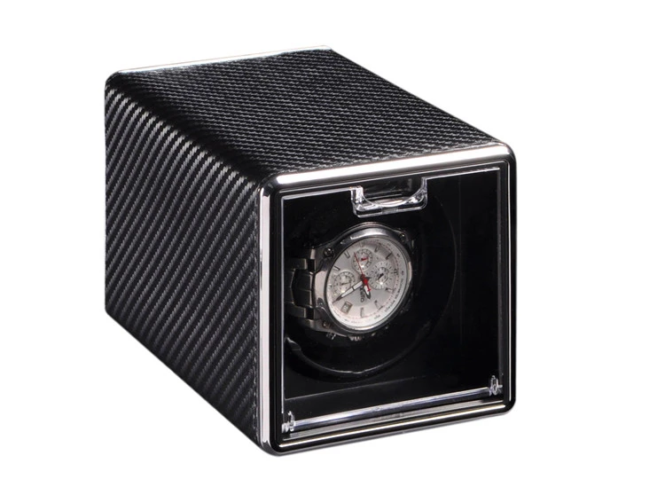 

Expandable Black Red Rotation Automatic Watch Winder Display Box Transparent Cover Mechanical Watch Winding Box Watch Storage
