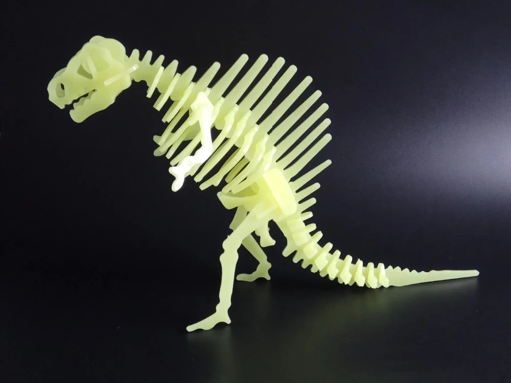 Weggegooid Vlieger Verwoesting DIY dinosaurus 3D puzzel Gloeiende Dinosaurus Driedimensionale Lichtgevende  Speelgoed|Puzzels| - AliExpress