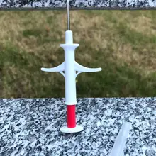 10 шт./партия 1,4*8 mm134.2KHz RFID стеклянная бирка для идентификации домашних животных, бирка для отслеживания животных/идентификация домашних животных шприц чип