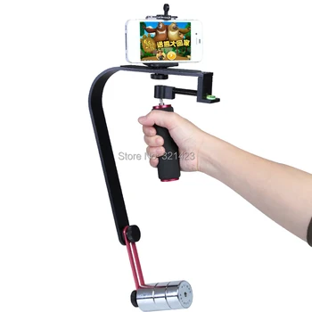 

New Pro Smooth Video Stabilizer Handheld Handle Cam Grip Steadicam for DV Camcorder DSLR Camera Free shipping