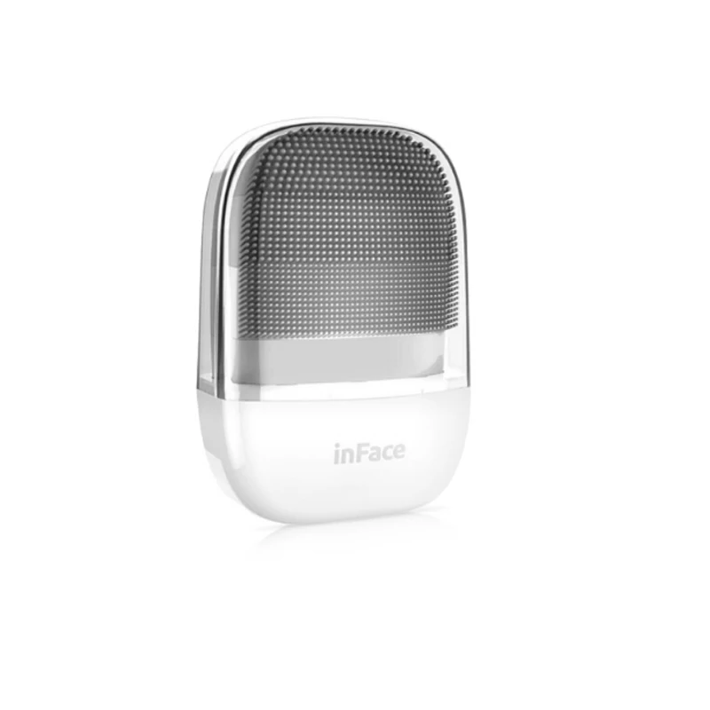 Grey Xiaomi inFace электрическая чистка лица глубокое очищение лица массажный инструмент Соник водонепроницаемый силиконовый очиститель кожи красота уход - Цвет: Grey