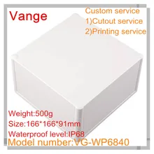 1 шт./лот прессованного формы сделаны корпус водонепроницаемый IP68 АБС-пластик diy корпус 166*166*91 мм для электронных продуктов под водой