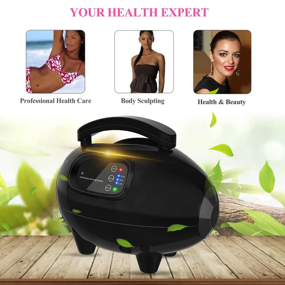 

Spray black Machine Airbrush Spray Tanning System Body Tanner Bronzer Machine Electric Atomize Thumbnail Lotion Tattoo Art