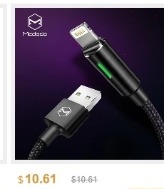 Mcdodo USB кабель для iPhone x 8 7 Plus 2.1A Lightning-USB кабель передачи данных для быстрой зарядки для iPhone 6 iPad шнур для мобильного телефона