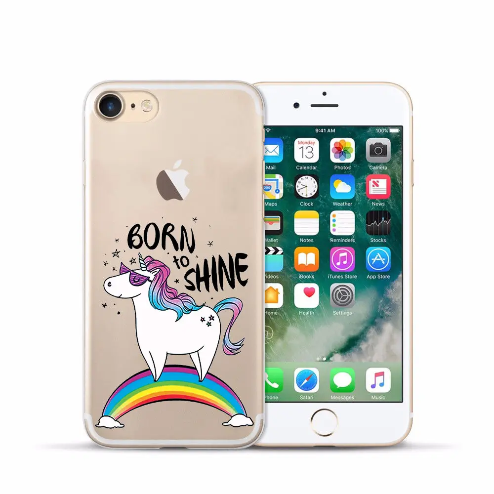 Arvin Plain Case FOR Iphone 7 5 5S 6sPlus X XS Max XR Painting Silicon Cover FOR Iphone 6s Soft Clear Protective TPU Back Cover (15)