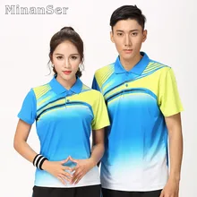Custom Name Badminton wear shirt Women/Men’s , sports Tennis shirt , Table Tennis t shirt, Quick dry sportswear shirt 8807
