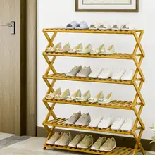 Простые домашние специальные Многослойные маленькие стеллажи для обуви, для общежития, для дверей, экономичного типа, складные полки для обуви
