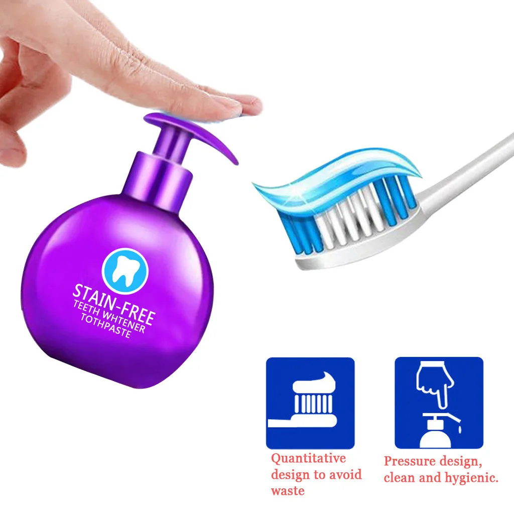 

teeth whitening Intensive Stain Removal Whitening Toothpaste Fight Bleeding Gums Toothpaste Pasta de dentes +