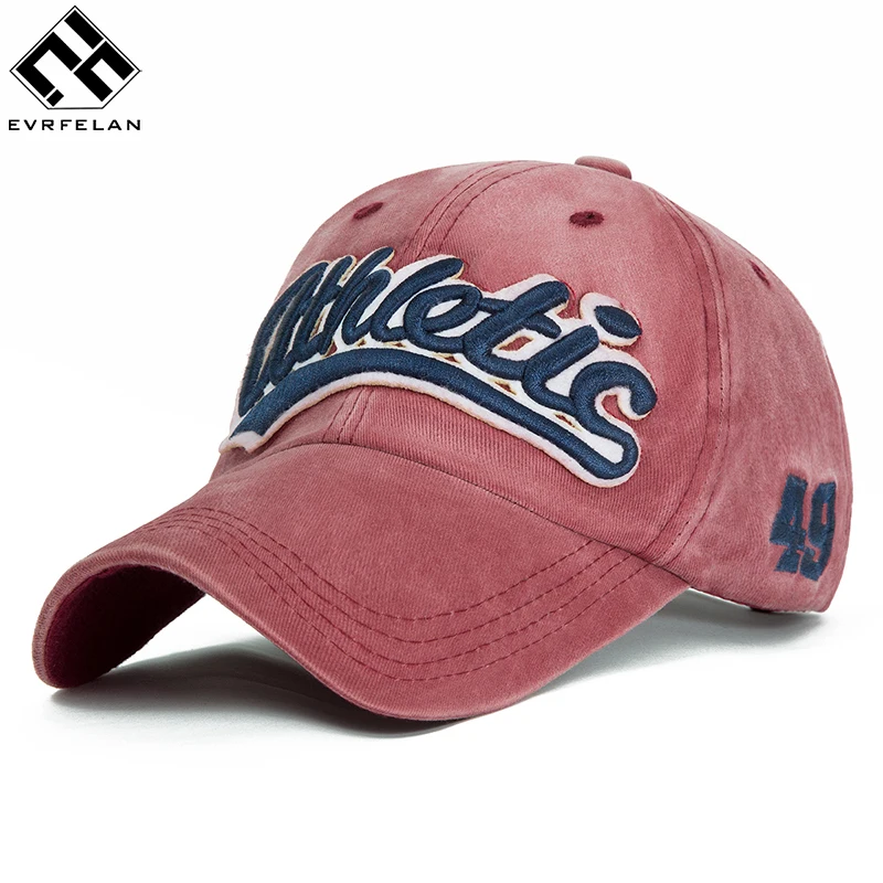 

Evrfelan Brand Baseball Cap Snapback Hats Autumn Summer Hat For Men Women Caps Casquette Vintage Gorras Letter Cotton Cap