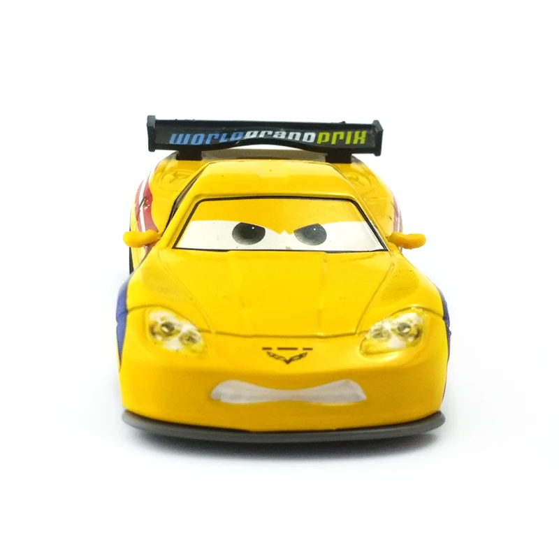 Disney Pixar Cars Jeff Gorvette 1:55 Металл литье под давлением автомобиля развивающие игрушки
