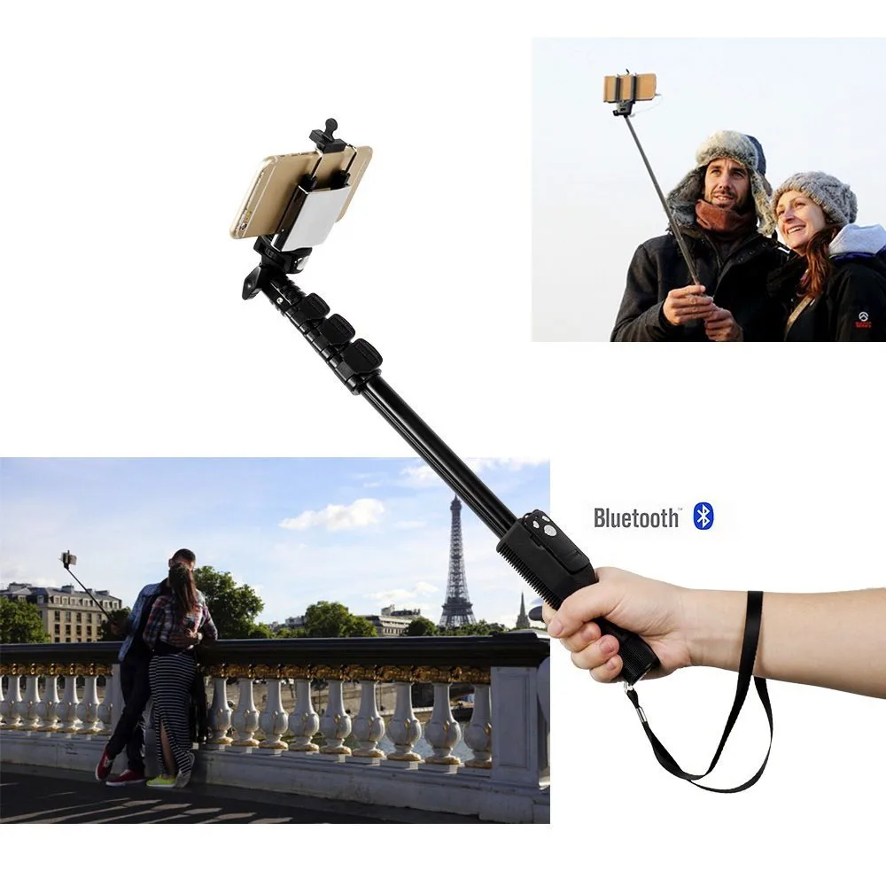 Portátil Handheld Bluetooth Selfie Vara Monopé para