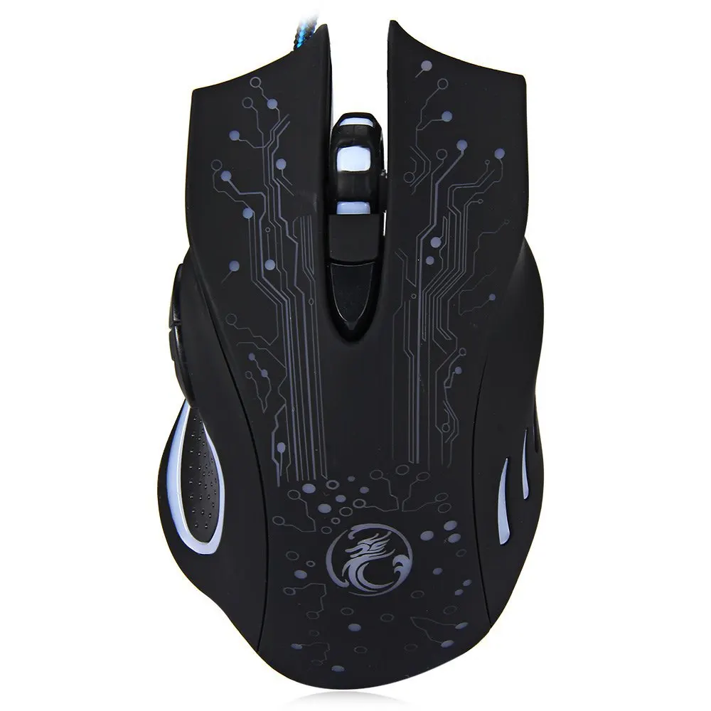Игровая мышь iMice Проводная компьютерная USB Gamer 5000 dpi PC Mause 6 кнопок эргономичная