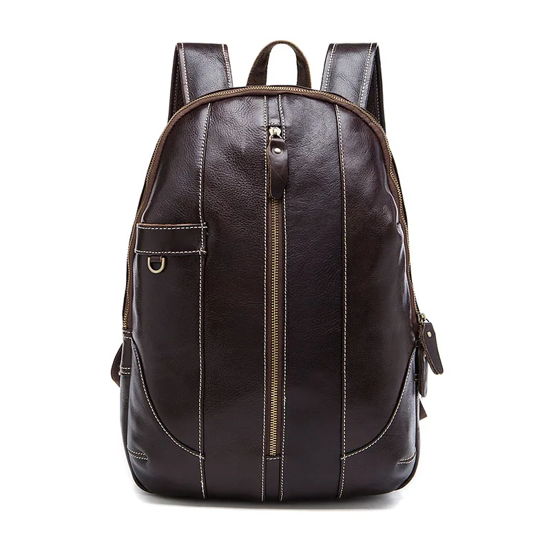 

Travel Fashion Men Backpack Genuine Leather Bags Men Large Capacity Laptops Multifunction Business Tote Casual Daypacks Backpack