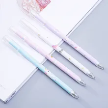 1Pcs Unicorn Press Automatic Mechanical Pencil Writing Pencil School Supply Student Stationery 0.5mm japan mitsubishi uni m5 559 automatic rotation mechanical pencil kuru toga advance mechanical pencil 0 3 0 5 mm 1pcs