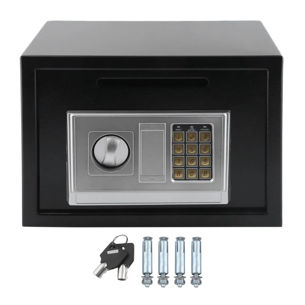 

Multipurpose 16L Digital Safety Box Home Office Mini ATM Money Box Safe Electronic Security Money Cash Safety Organizer