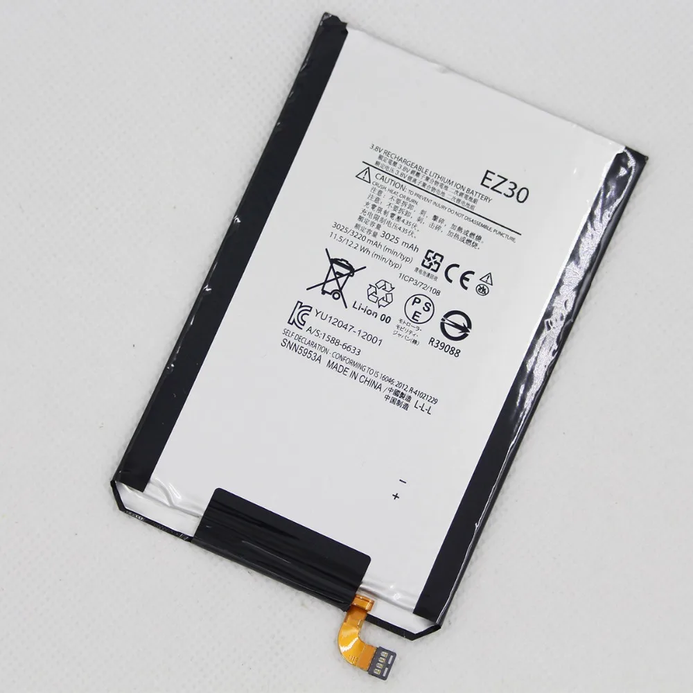 5 шт./Лот Мобильный телефон Battery EZ30 для Motorola Nexus 6 Google XT1115 XT1110 xt1103 nexus6 3220mAh внутренний