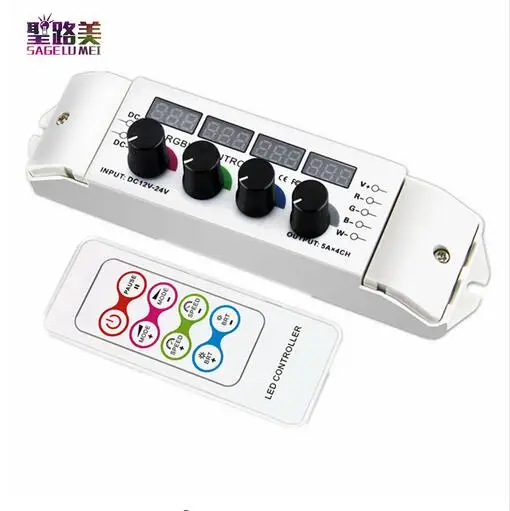 

LED RGB RGBW Strip LED Controller multi function light display controller, 4CH RGBW LED Controller for SMD 5050 2835 LED Light