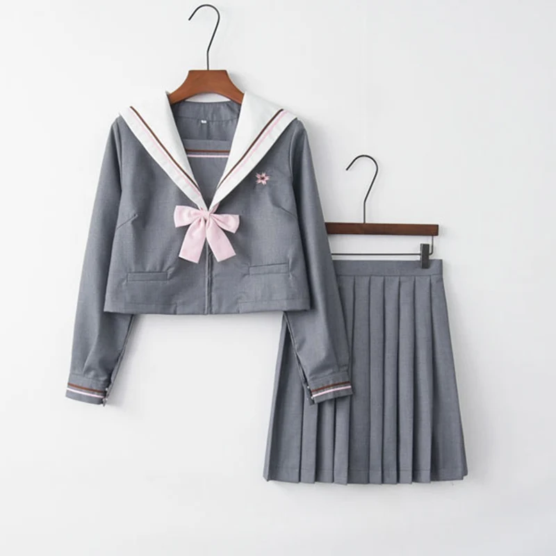 Korean Japanese England Student Girls School Uniforms Harajuku Pleated ...