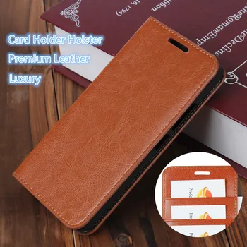 

Case For Xiaomi Mi Max 3 6.9-inches Leather Wallet Cover Case Flip case card holder Cowhide holster