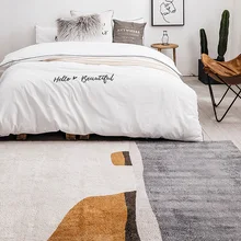 Ins французский шик Дания гостиная ковер для гостиной Геометрическая полоса прикроватный ковер Богемия геометрические современные коврики дизайн скандинавский стиль