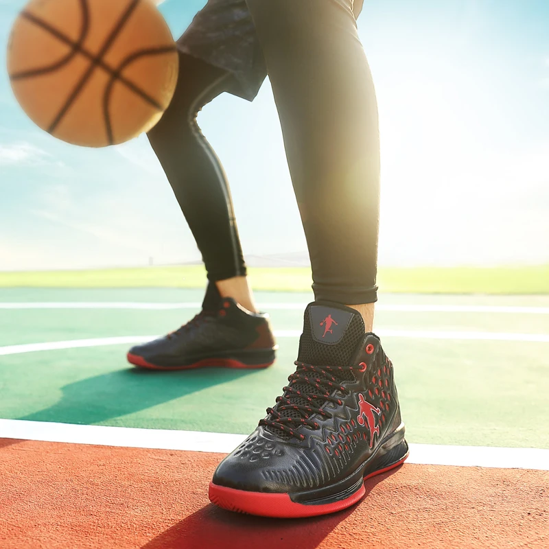 Baloncesto de los hombres zapatos de encaje transpirable Zapatos de deporte de los hombres suela de aire de baloncesto al aire libre zapatillas de deporte Zapatos zapatillas de baloncesto k35