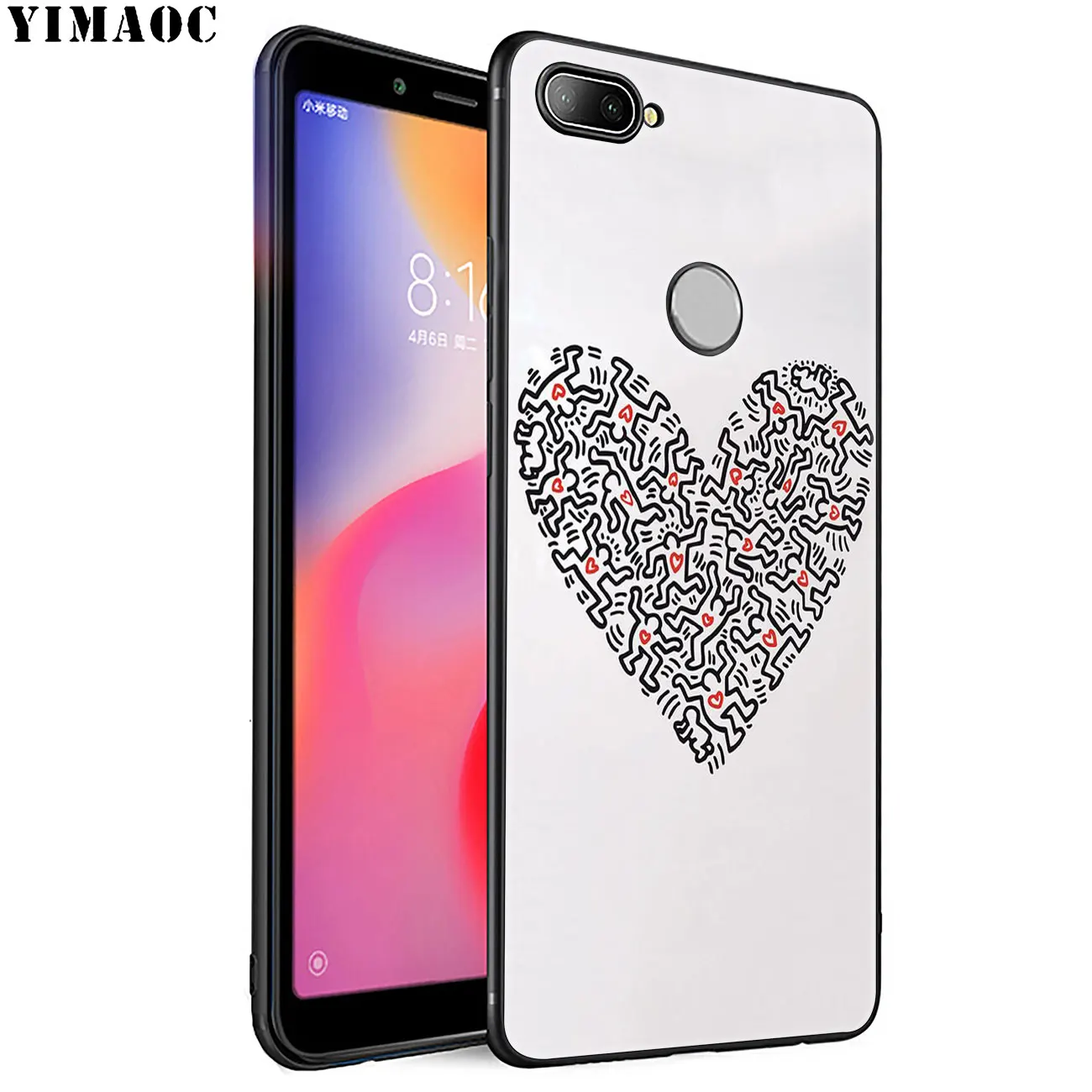 Мягкий силиконовый чехол для телефона YIMAOC Keith Haring art Для Xiaomi MI 10 9 9T CC9 CC9E A3 Pro 8 SE A2 Lite