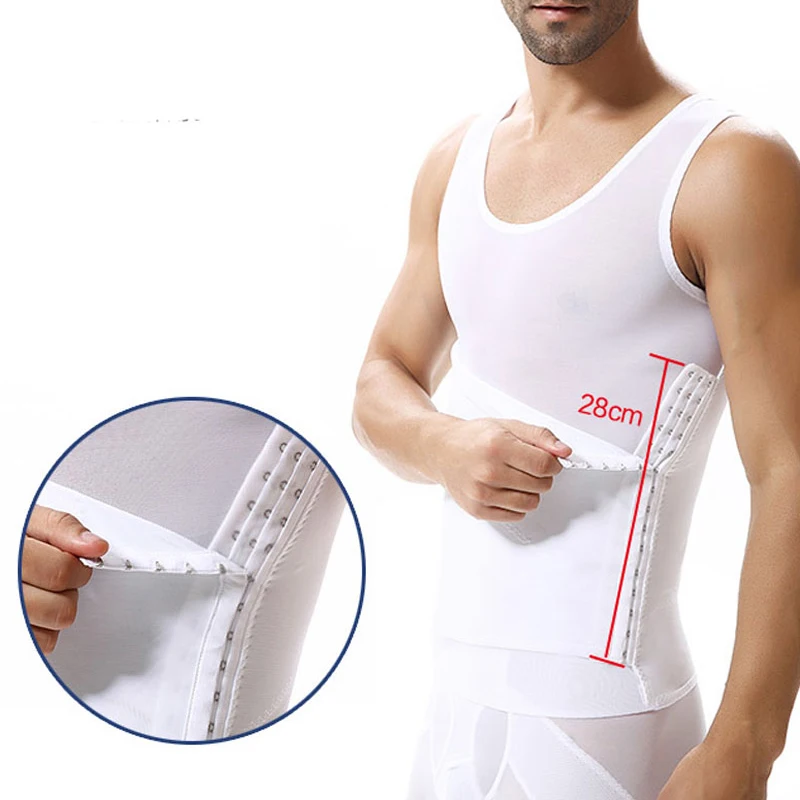 

Neoprene Adjustable Button Slimming Vest Men Slimming Corset Waist Trainer Fat Burning Stomach Weight Loss Slimming Wide Belt
